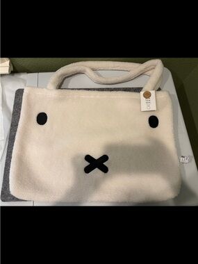 NWT Bon Ton Toys Miffy Teddy Shopping Bag Sustainable Plush Bag